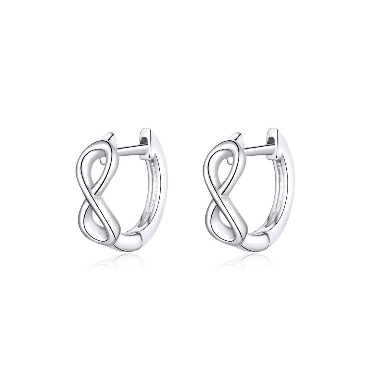 Cercei din argint Infinite Little Hoops, Argint 925, Pentru Femei