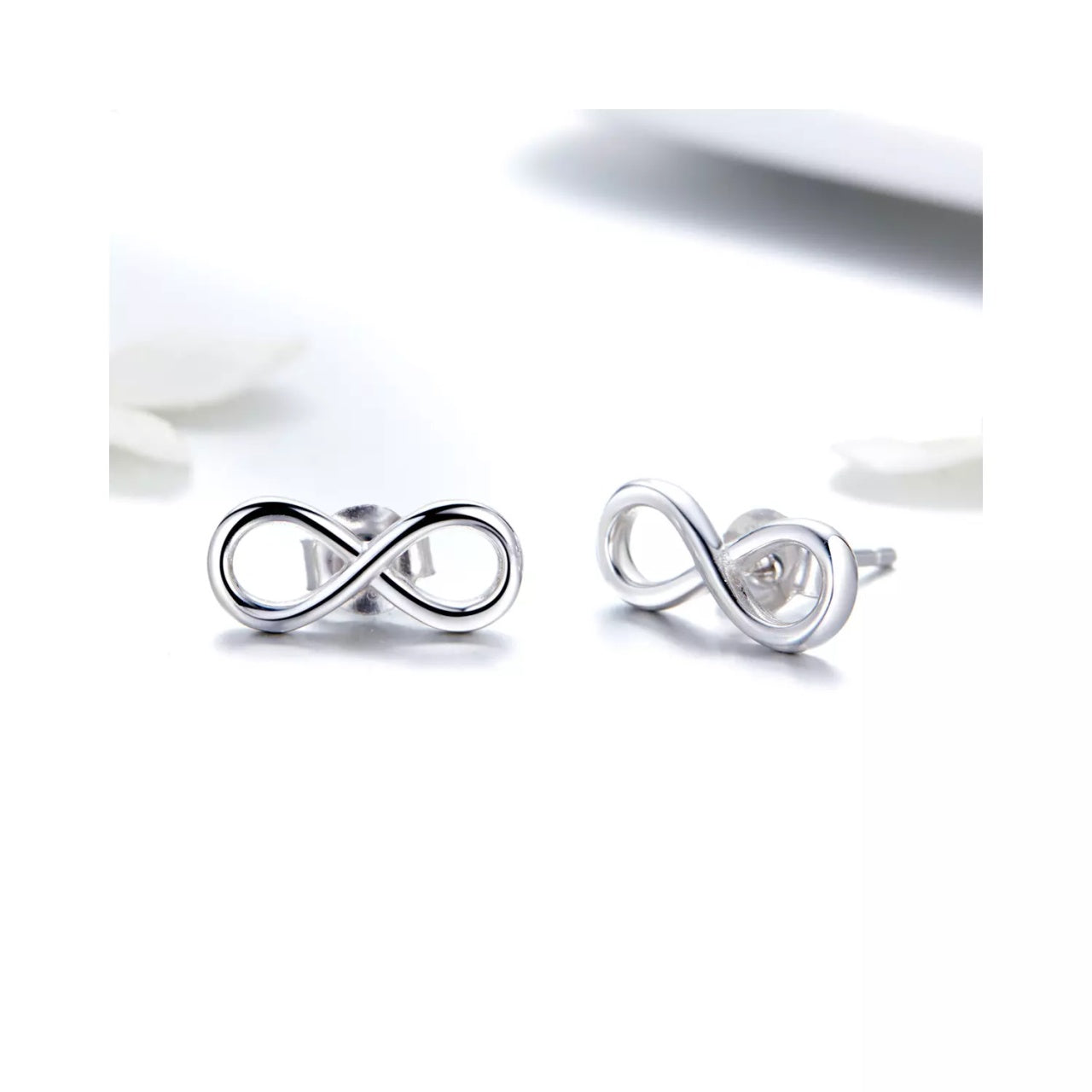 Cercei din argint Infinity Symbol, Argint 925, Pentru Femei 1.54g