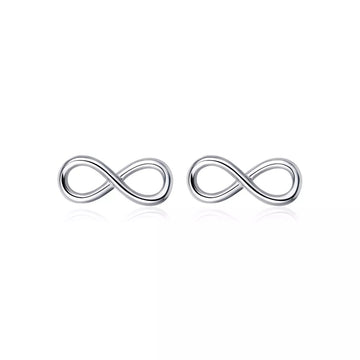 Cercei din argint Infinity Symbol, Argint 925, Pentru Femei 1.54g