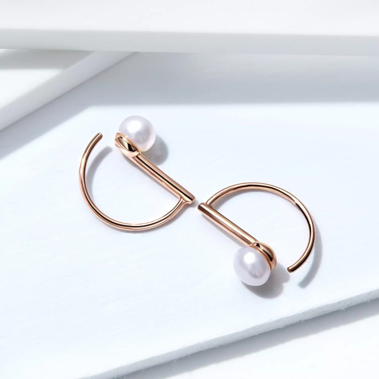 Cercei din argint Little Sweet Pearls, Argint 925, Pentru Femei