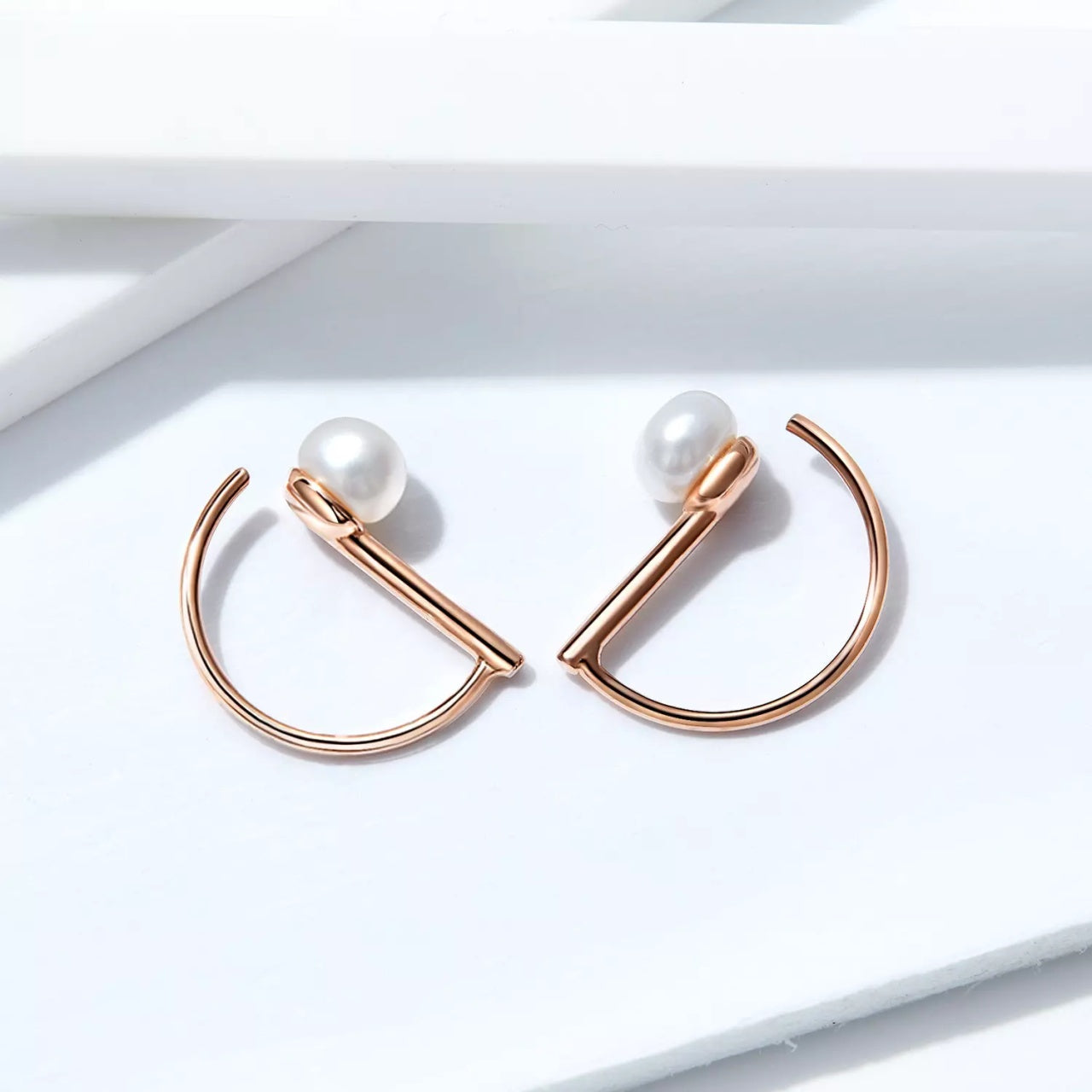 Cercei din argint Little Sweet Pearls, Argint 925, Pentru Femei