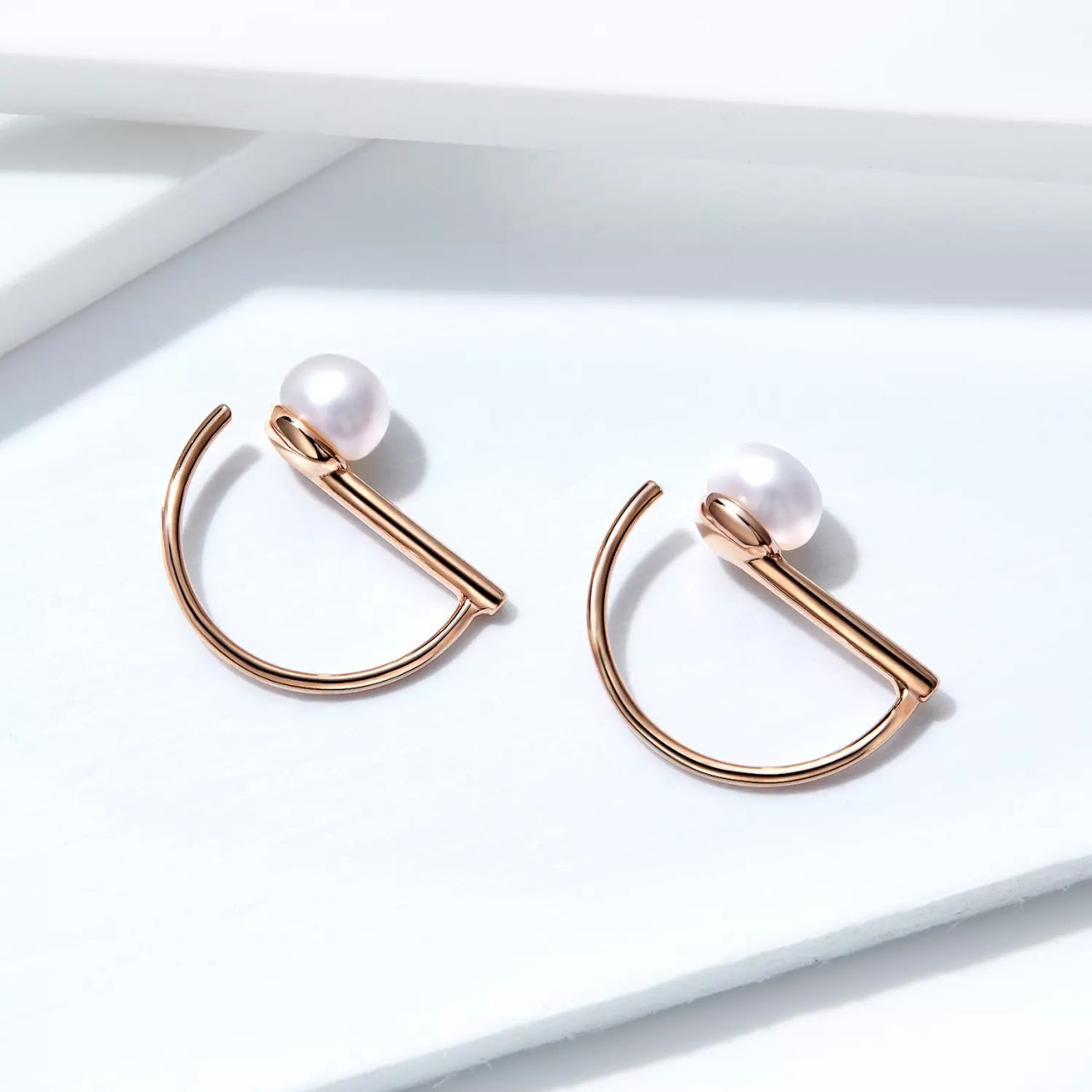 Cercei din argint Little Sweet Pearls, Argint 925, Pentru Femei