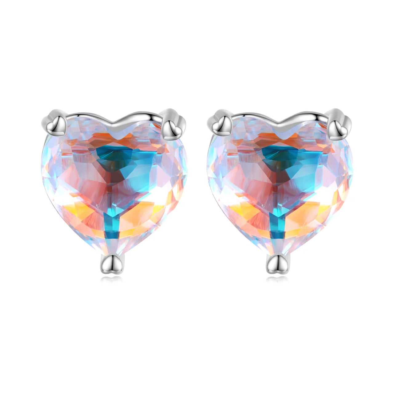 Cercei din argint Lovely Rainbow, Argint 925, Pentru Femei