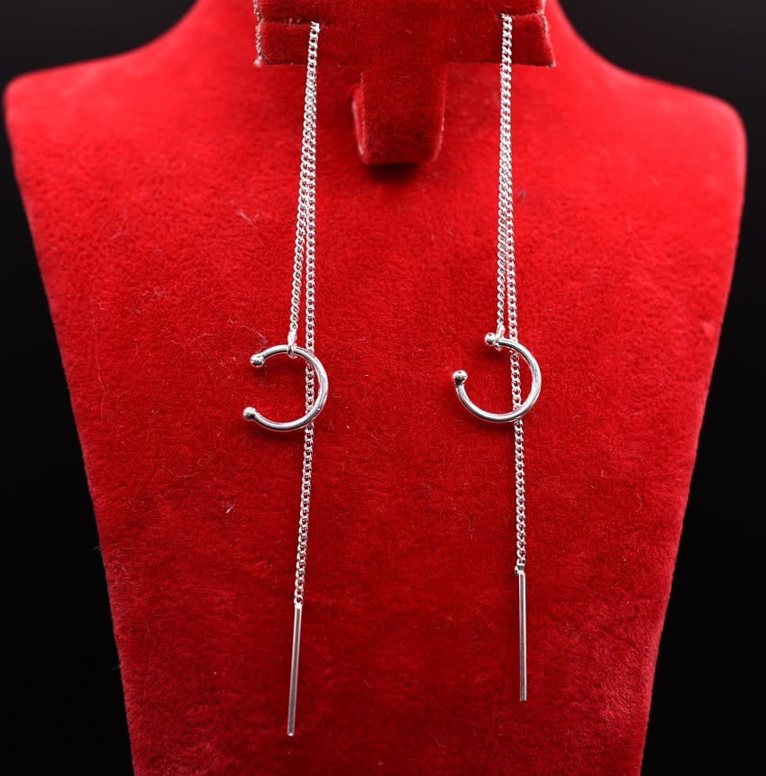 Cercei Din Argint 925 -LUNGI- 12 cm 2g