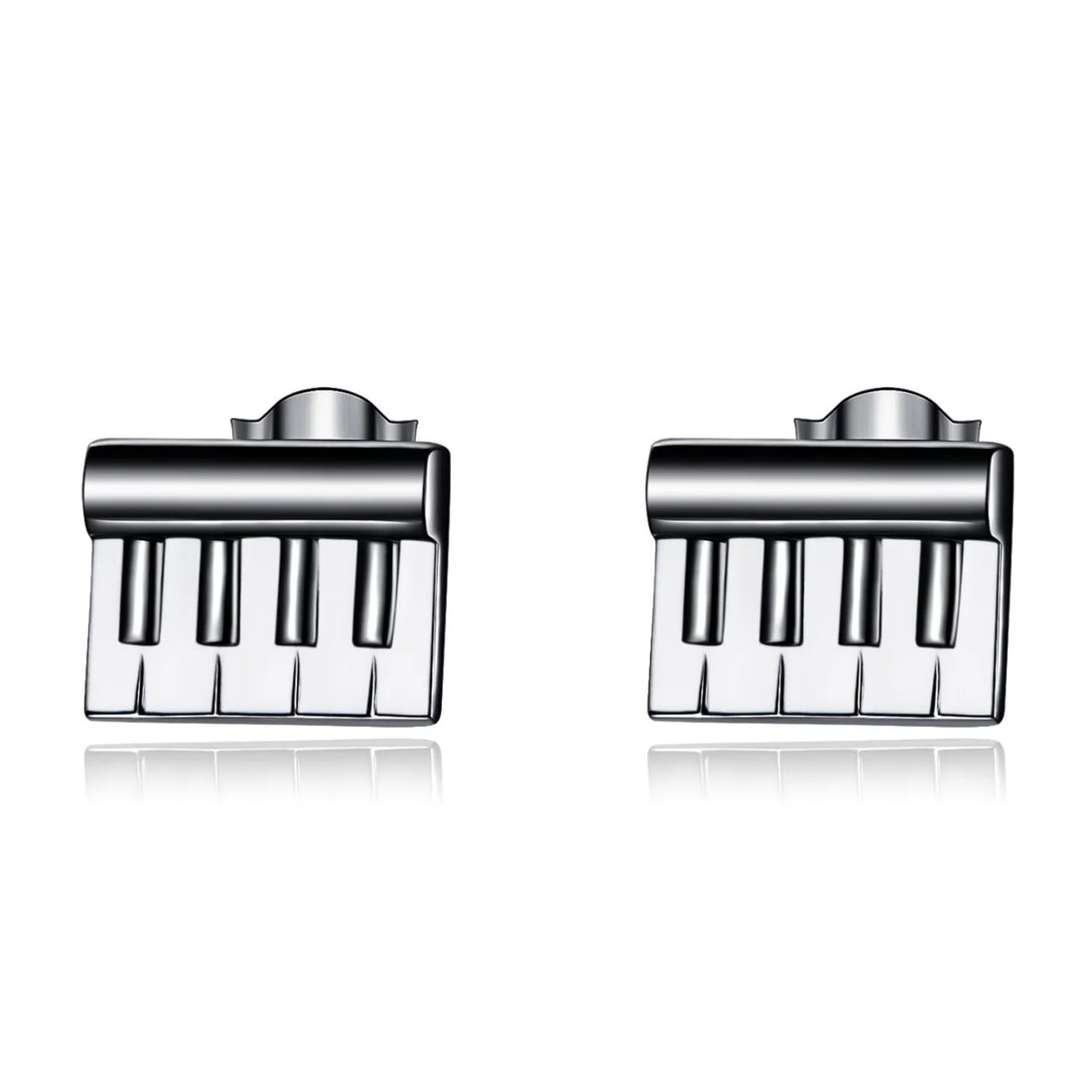 Cercei din argint Mini Piano Studs, Argint 925, Pentru Femei 1.80g