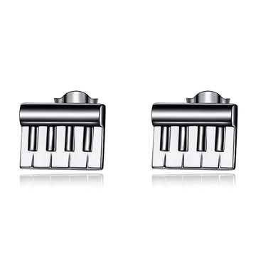 Cercei din argint Mini Piano Studs, Argint 925, Pentru Femei 1.80g