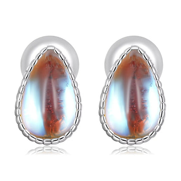 Cercei din argint Mirror Tear, Argint 925, Pentru Femei