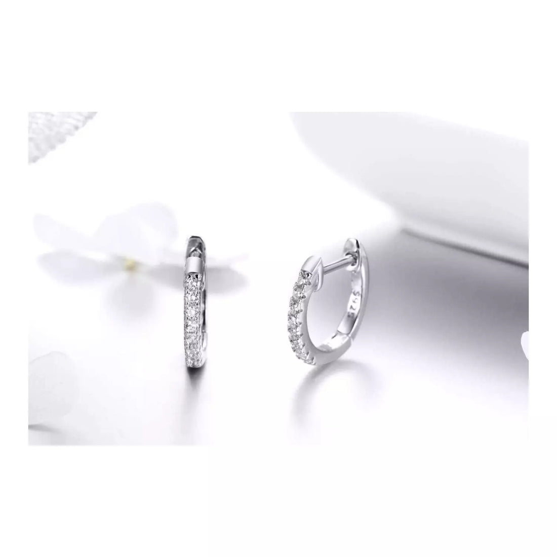 Cercei din argint Moon Look silver, Argint 925, Pentru Femei 1.21g