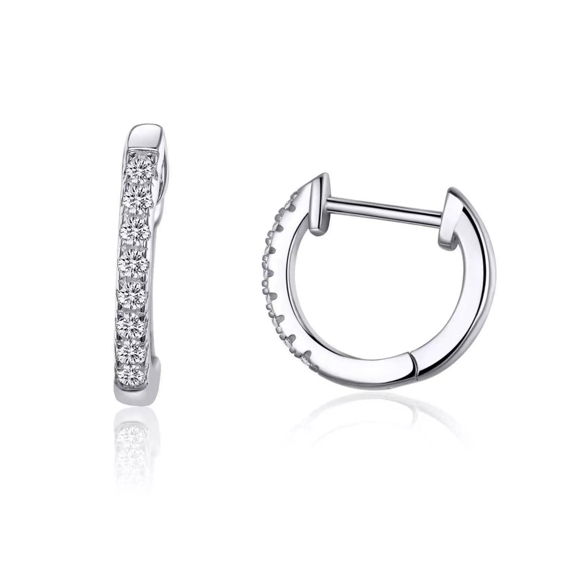 Cercei din argint Moon Look silver, Argint 925, Pentru Femei 1.21g
