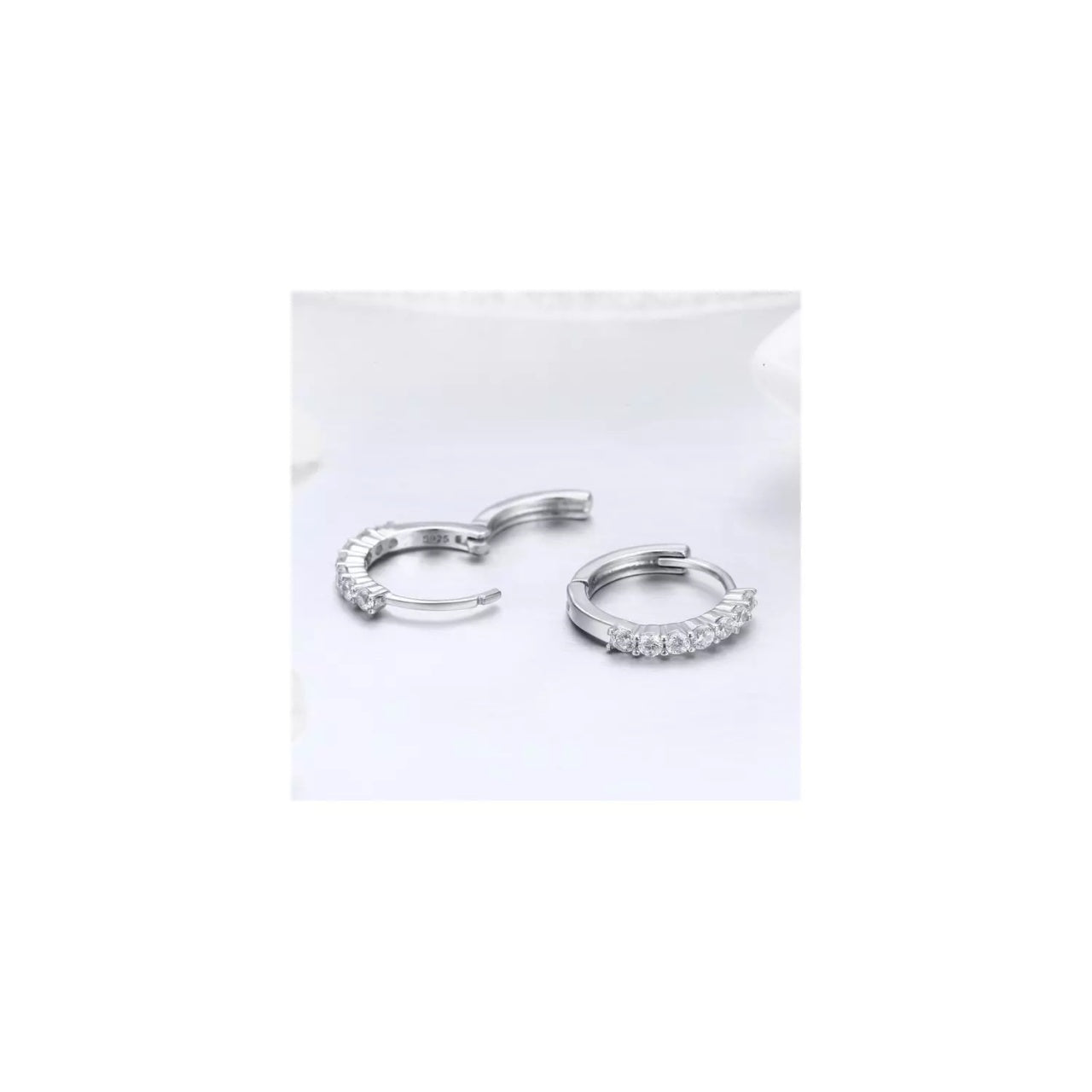 Cercei din argint Moon Shine, Argint 925, Pentru Femei