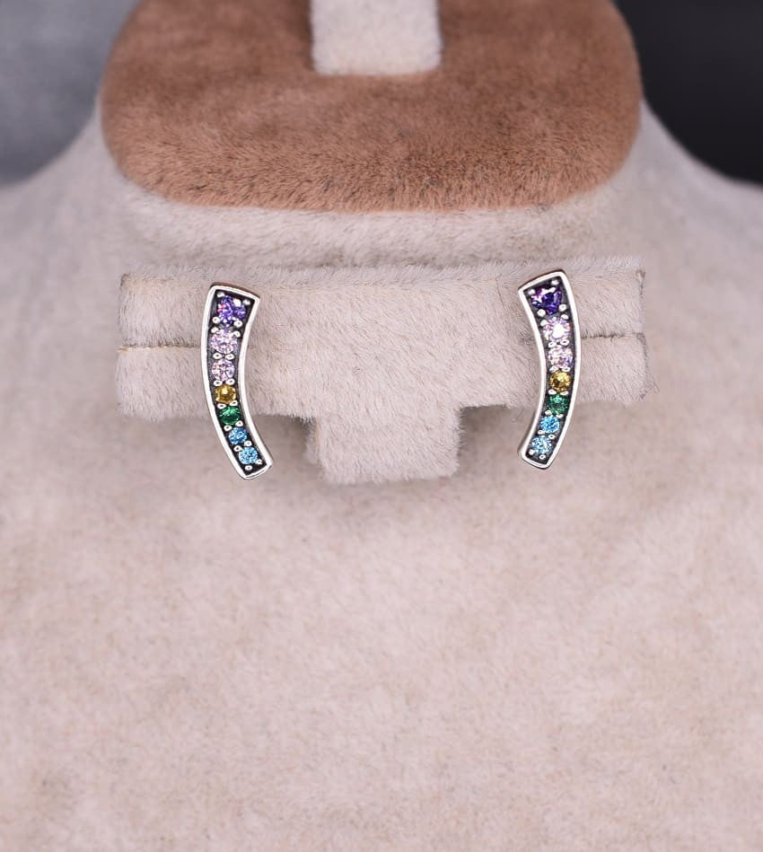 Cercei Din Argint 925 - MULTICOLOR 1.75g