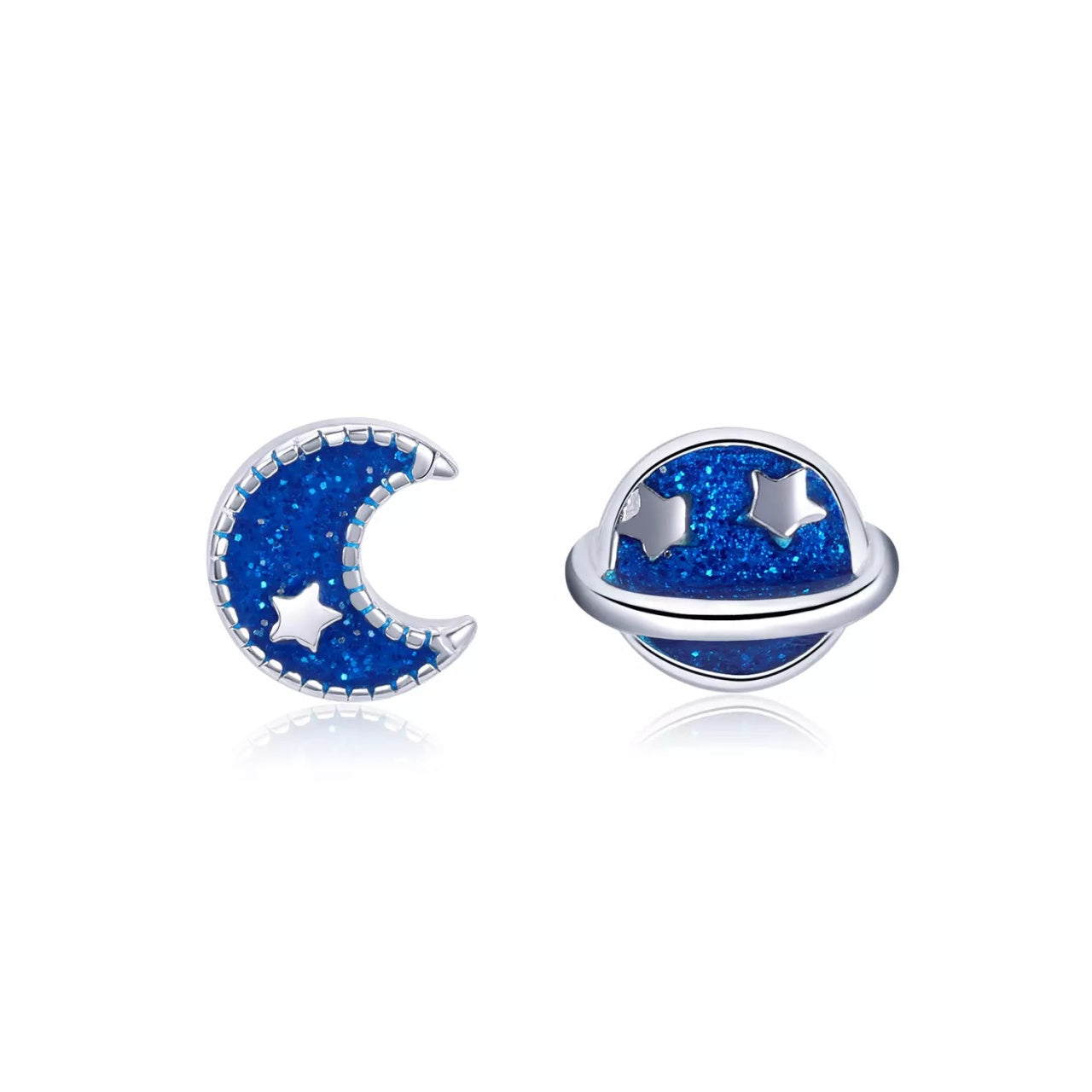 Cercei din argint My Little Galaxy, Argint 925, Pentru Femei