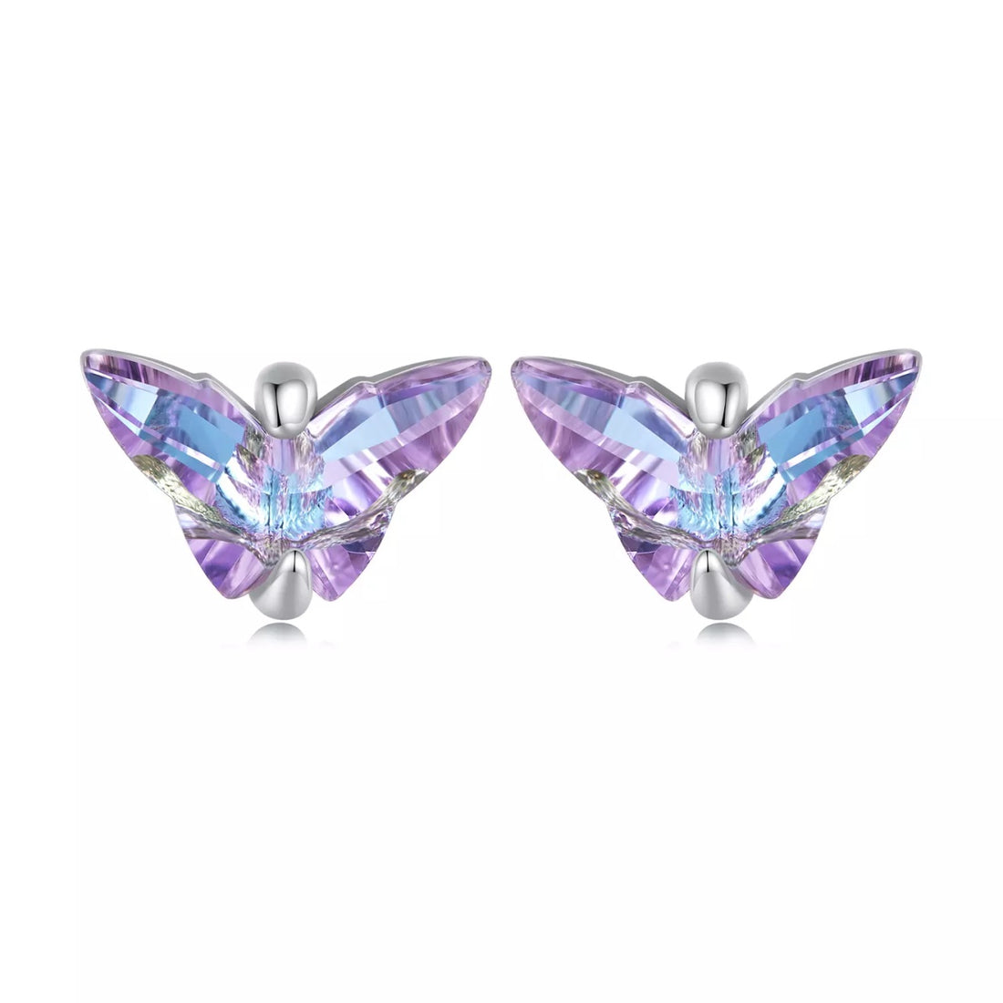 Cercei din argint Mystic Butterfly, Argint 925, Pentru Femei