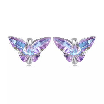 Cercei din argint Mystic Butterfly, Argint 925, Pentru Femei