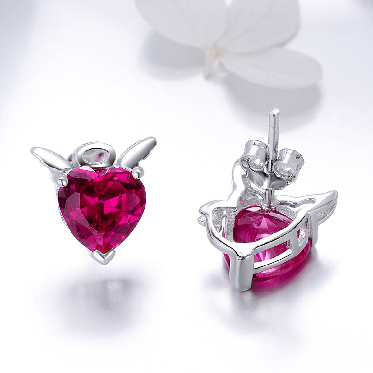 Cercei din Argint 925 Red Angel and Devil 1.73g