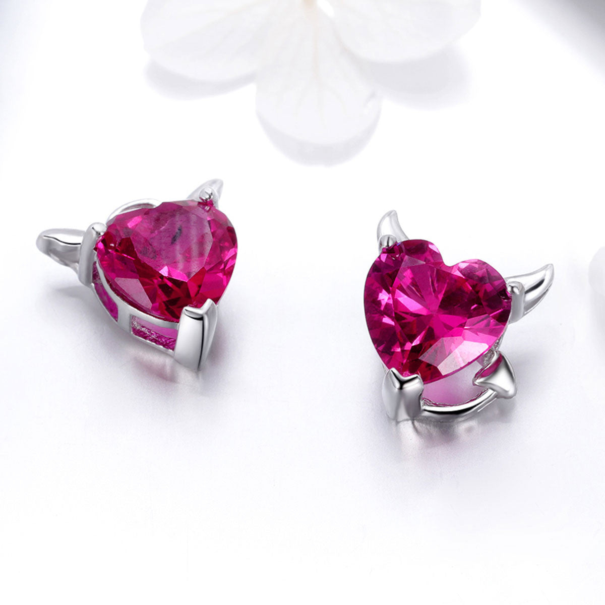 Cercei din Argint 925 Red Angel and Devil 1.73g