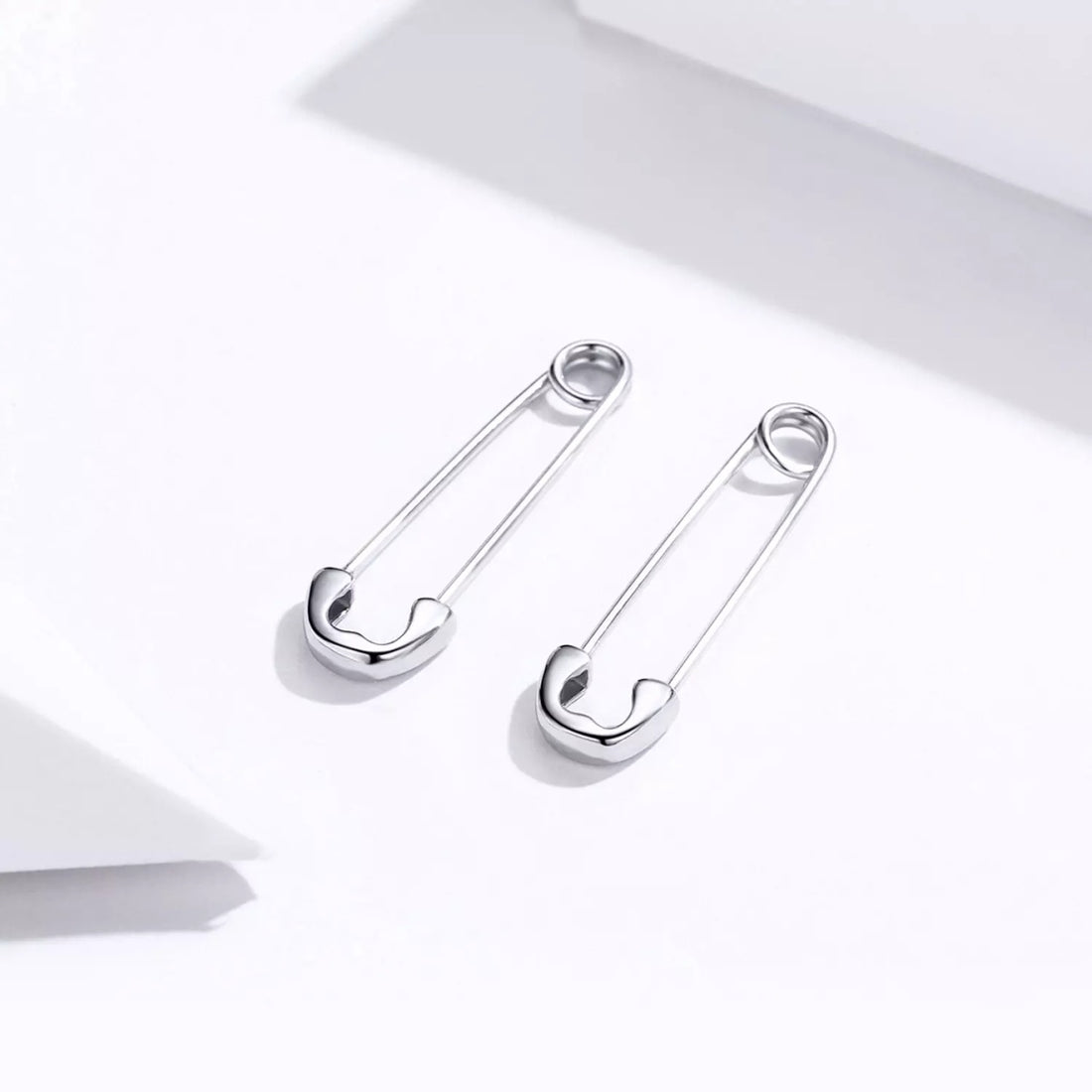 Cercei din argint Safety Pin, Argint 925, Pentru Femei
