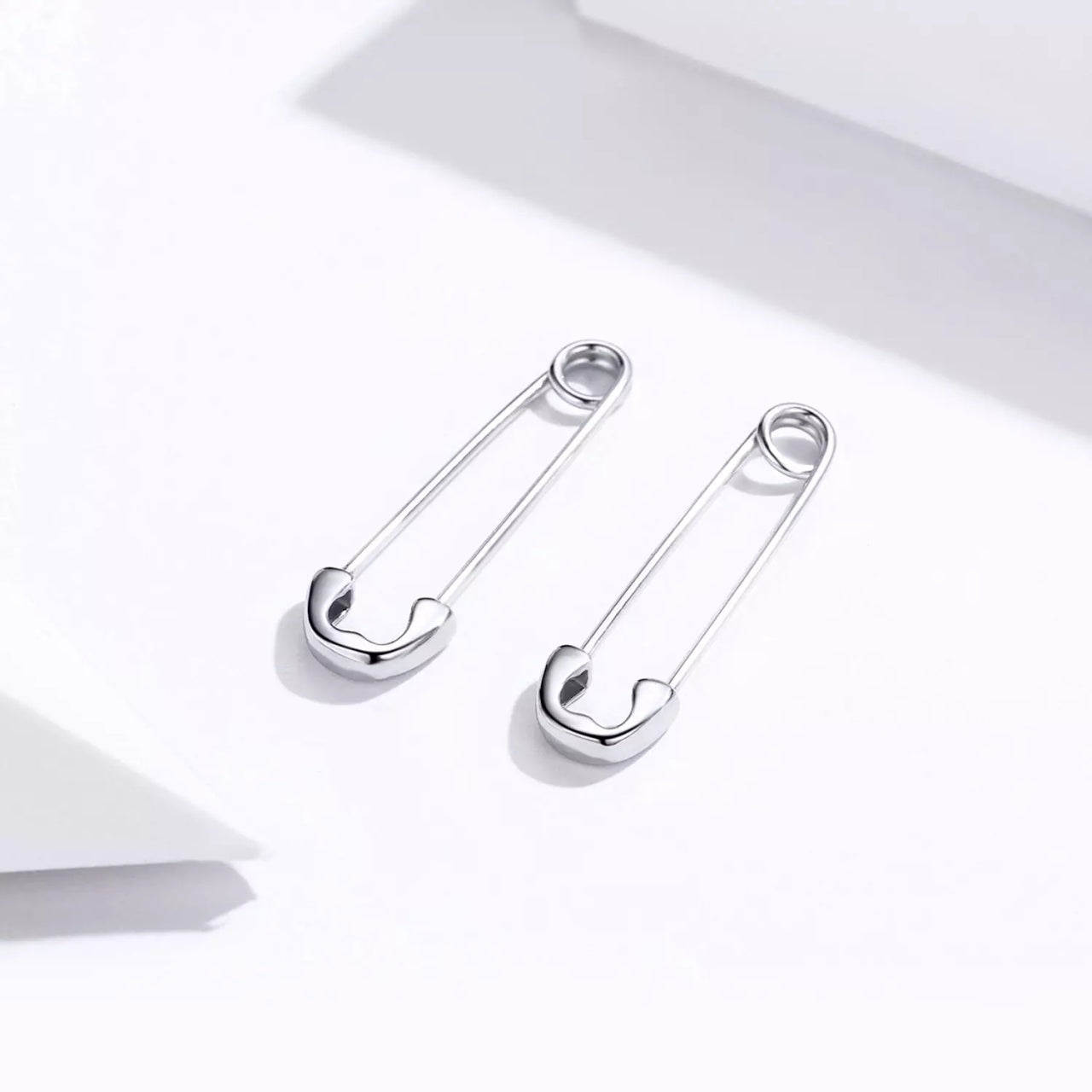 Cercei din argint Safety Pin, Argint 925, Pentru Femei