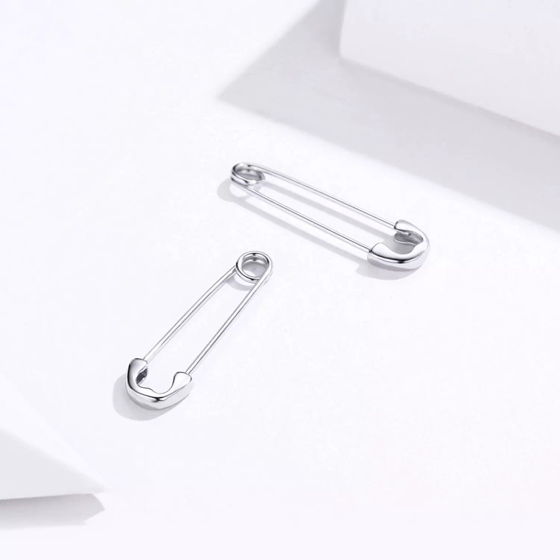 Cercei din argint Safety Pin, Argint 925, Pentru Femei