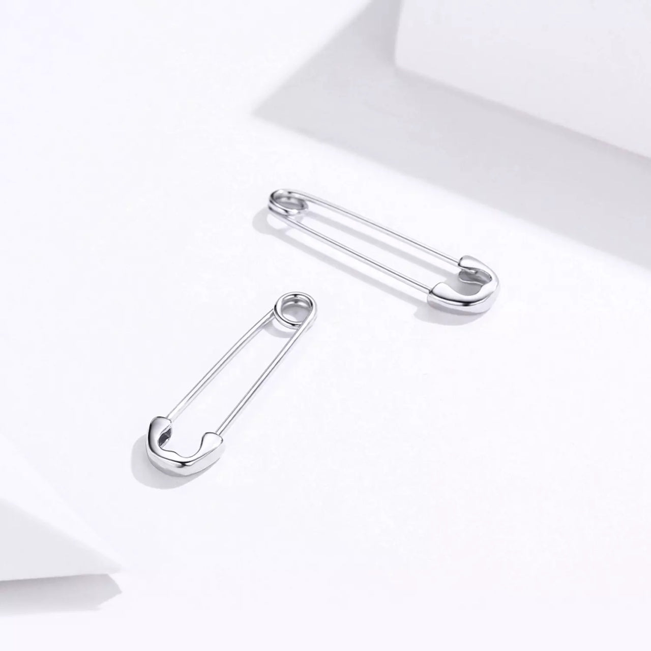 Cercei din argint Safety Pin, Argint 925, Pentru Femei
