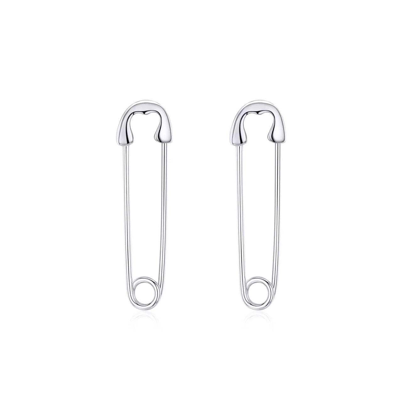 Cercei din argint Safety Pin, Argint 925, Pentru Femei