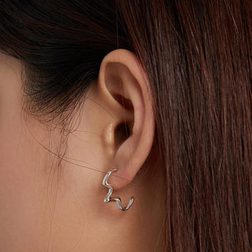 Cercei din argint Silver Accolades, Argint 925, Pentru Femei
