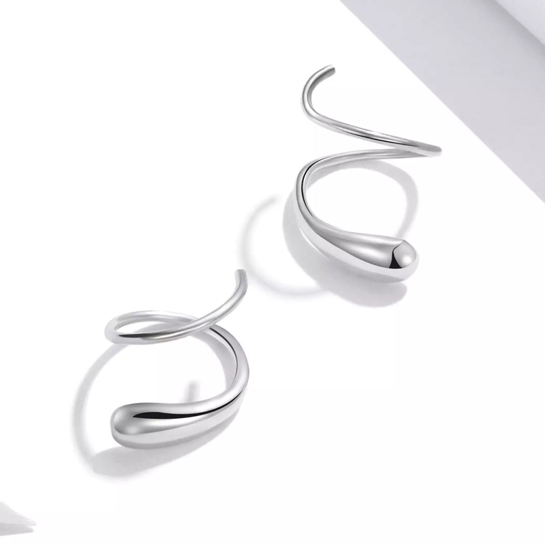 Cercei din argint Silver Arch, Argint 925, Pentru Femei