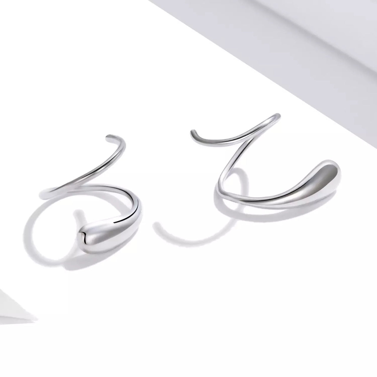 Cercei din argint Silver Arch, Argint 925, Pentru Femei