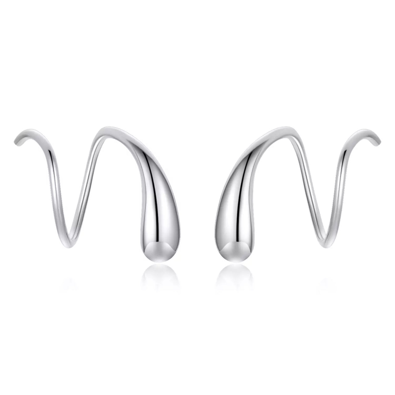 Cercei din argint Silver Arch, Argint 925, Pentru Femei