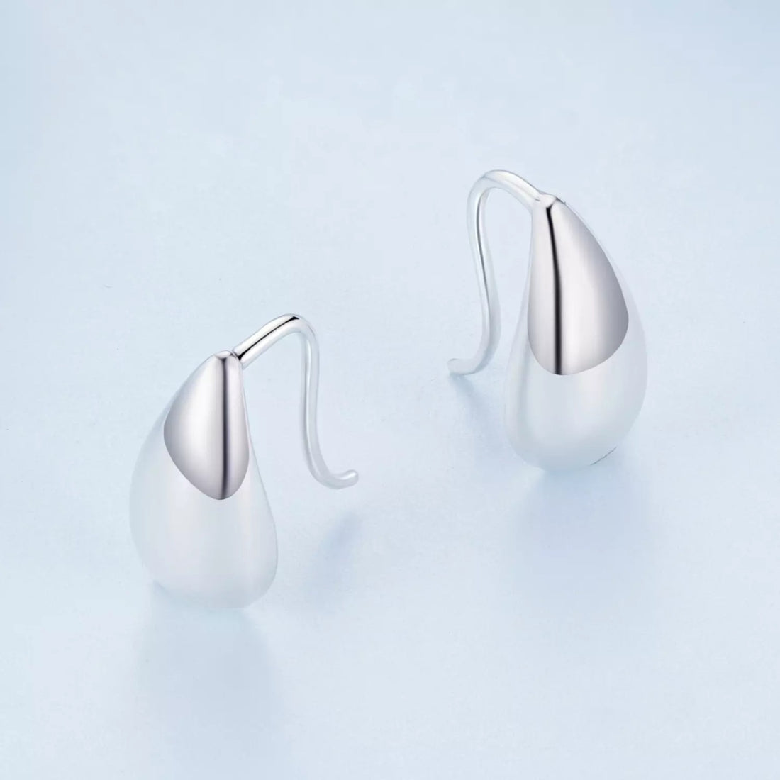 Cercei din argint Silver Big Drop, Argint 925, Pentru Femei