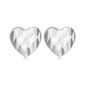 Cercei din argint Silver Heart Glamour, Argint 925, Pentru Femei