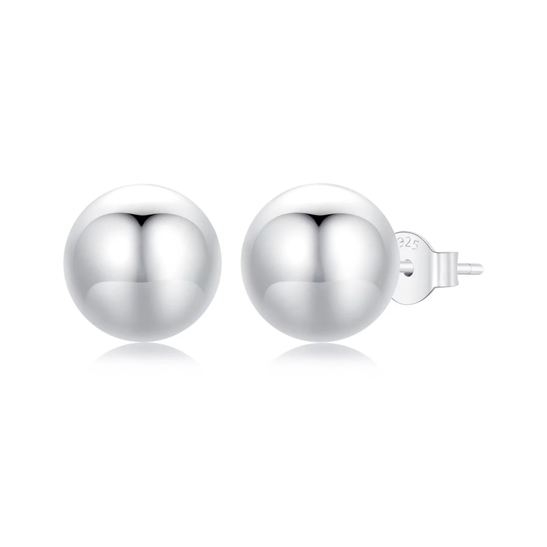Cercei din argint Silver L Ball, Argint 925, Pentru Femei