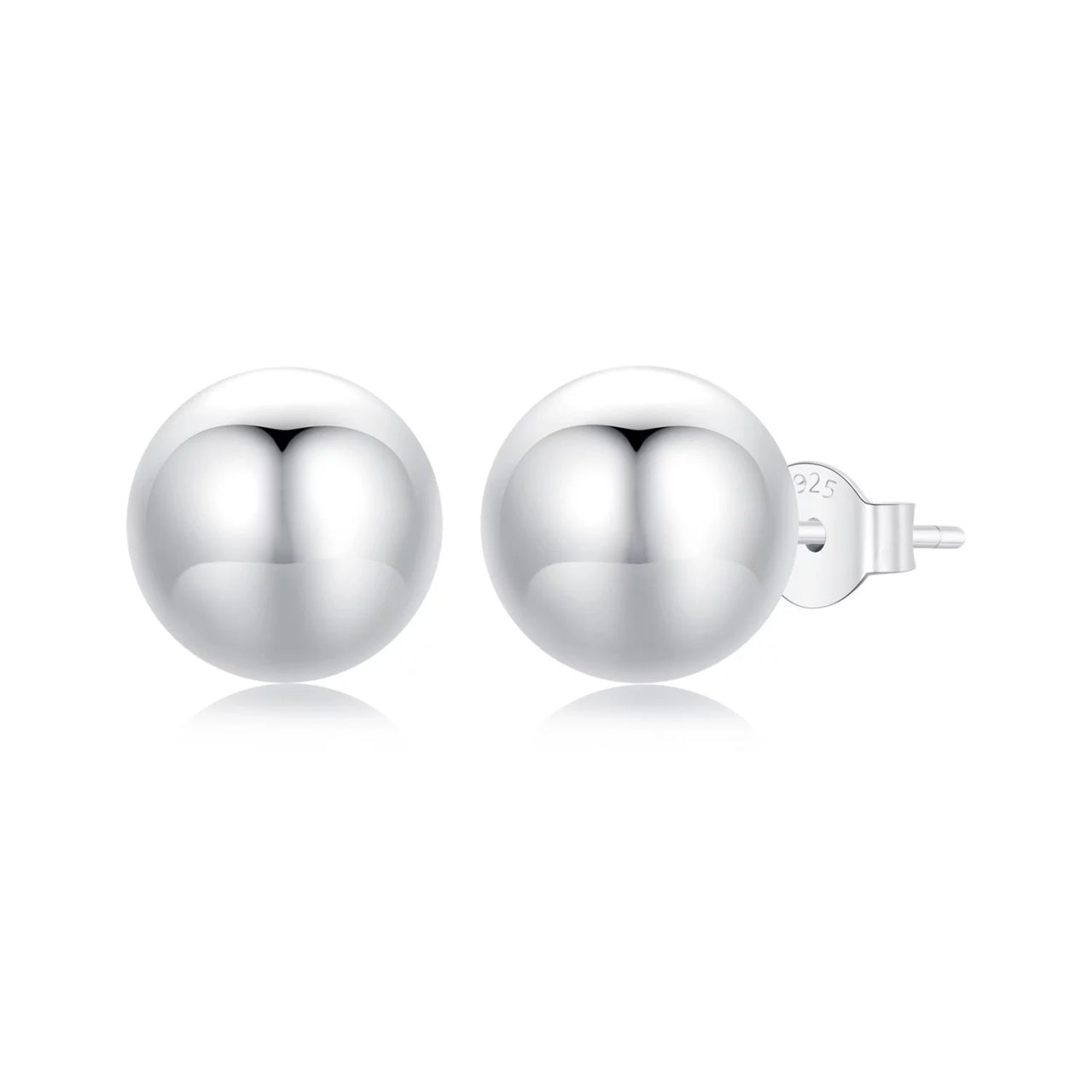 Cercei din argint Silver L Ball, Argint 925, Pentru Femei