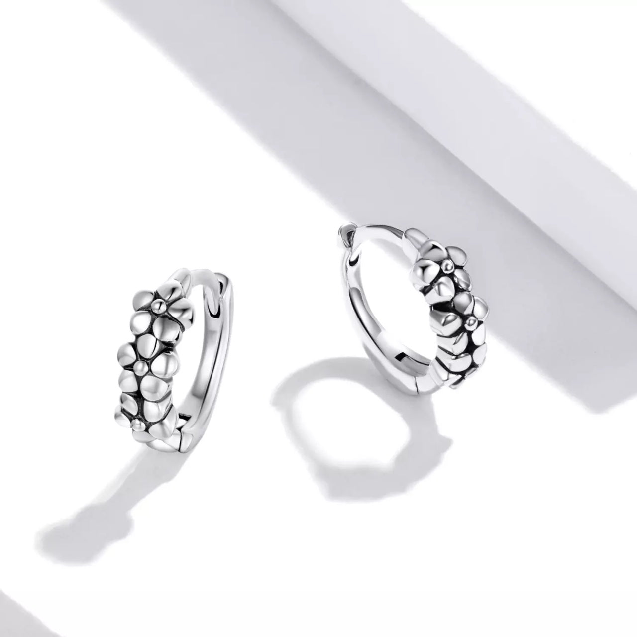 Cercei din argint Silver Little Bouquet, Argint 925, Pentru Femei