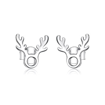 Cercei din argint Silver Little Elk, Argint 925, Pentru Femei