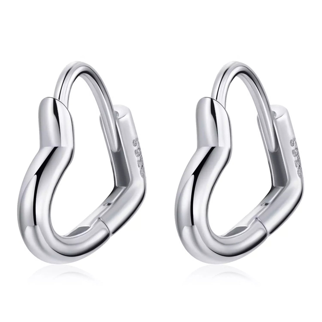 Cercei din argint Silver Lovely Little Hearts, Argint 925, Pentru Femei