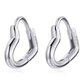 Cercei din argint Silver Lovely Little Hearts, Argint 925, Pentru Femei