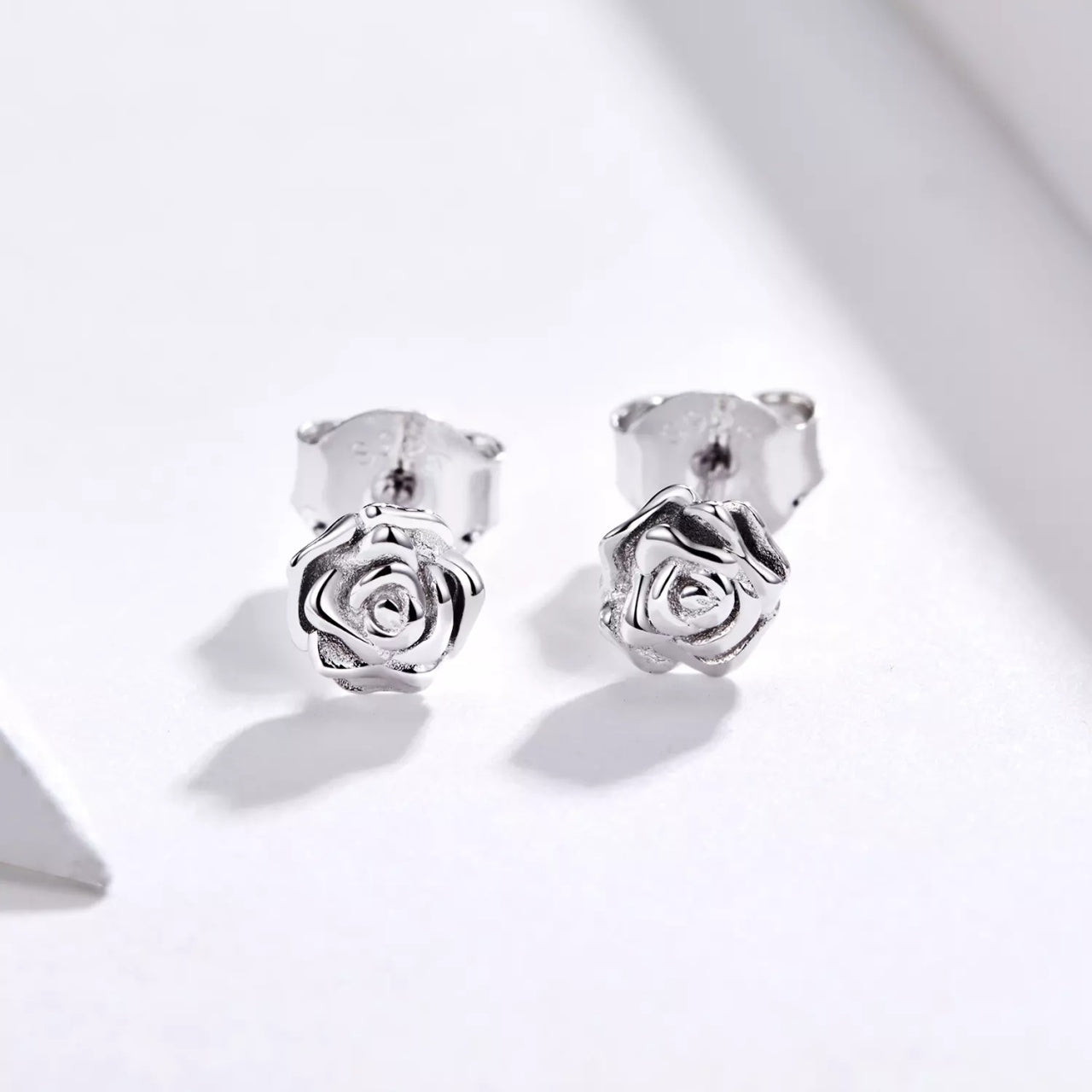 Cercei din argint Silver Roses, Argint 925, Pentru Femei 1.16g