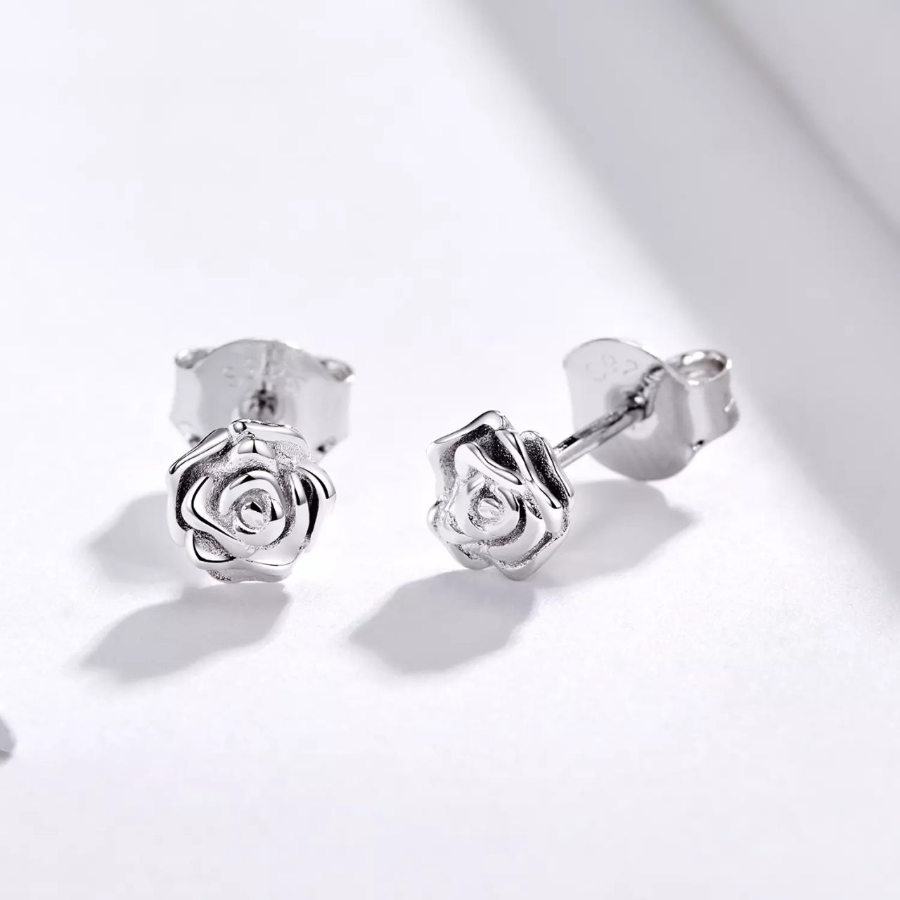 Cercei din argint Silver Roses, Argint 925, Pentru Femei 1.16g