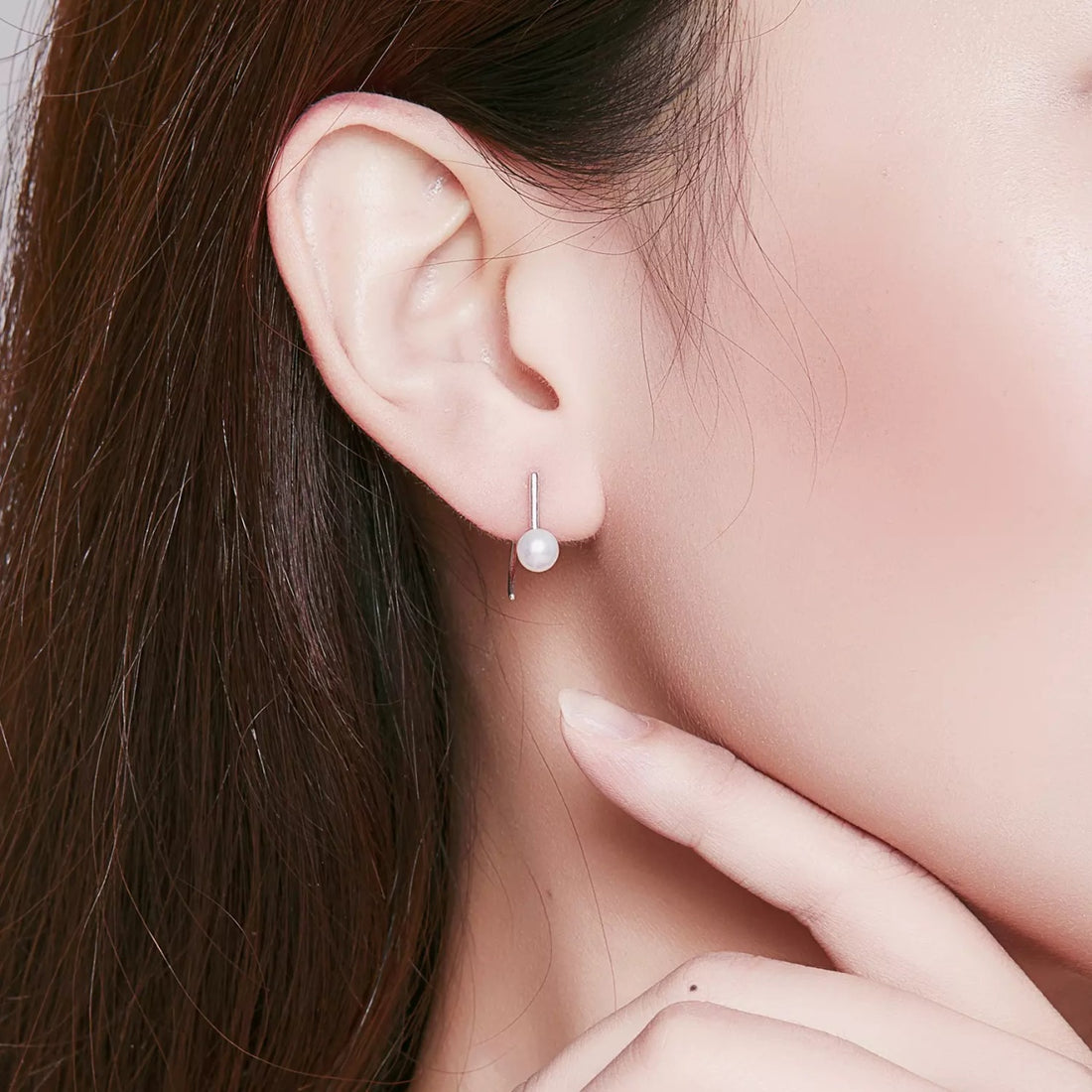Cercei din argint Silver Sweet Pearls, Argint 925, Pentru Femei