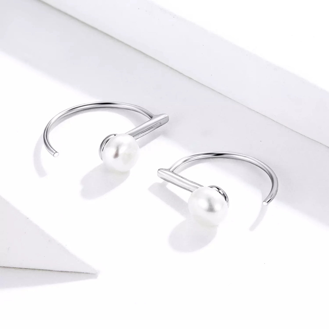 Cercei din argint Silver Sweet Pearls, Argint 925, Pentru Femei