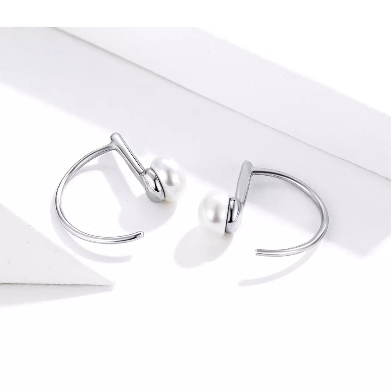 Cercei din argint Silver Sweet Pearls, Argint 925, Pentru Femei