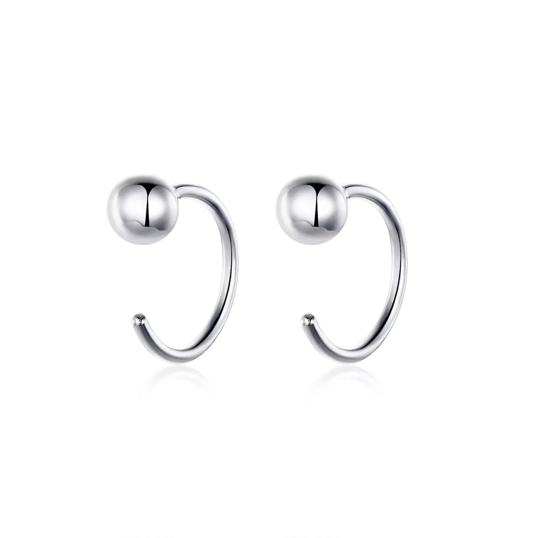 Cercei din argint Silver Tiny Hoops, Argint 925, Pentru Femei