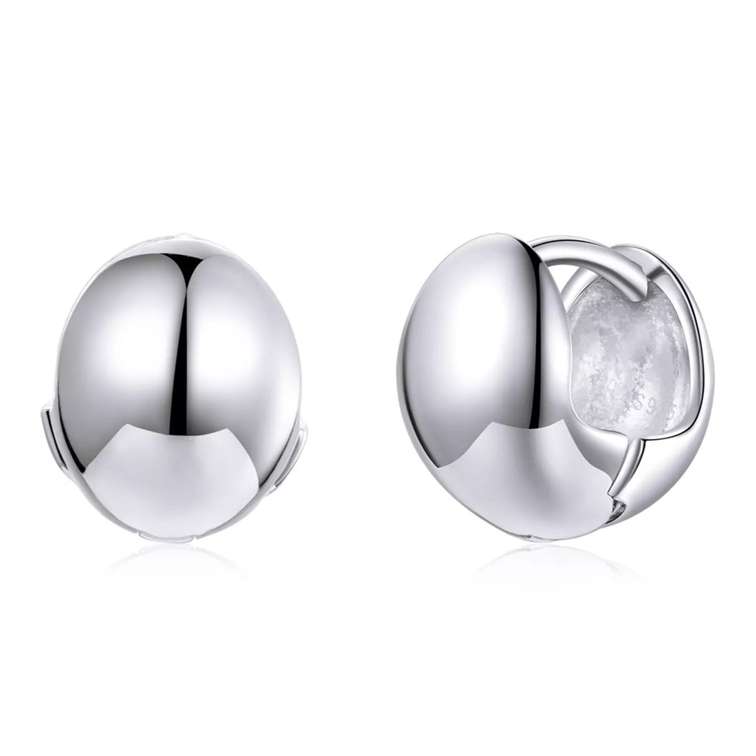 Cercei din argint Simple Balls, Argint 925, Pentru Femei 2.99g