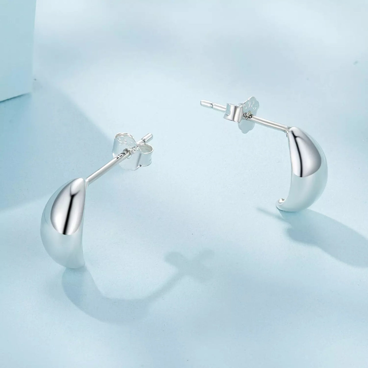 Cercei din argint Simple Silver, Argint 925, Pentru Femei