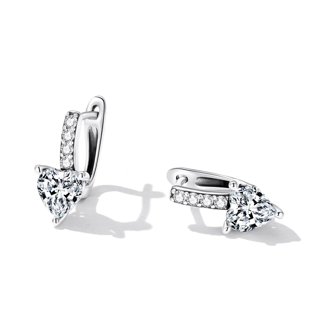 Cercei din argint Studded Drops, Argint 925, Pentru Femei