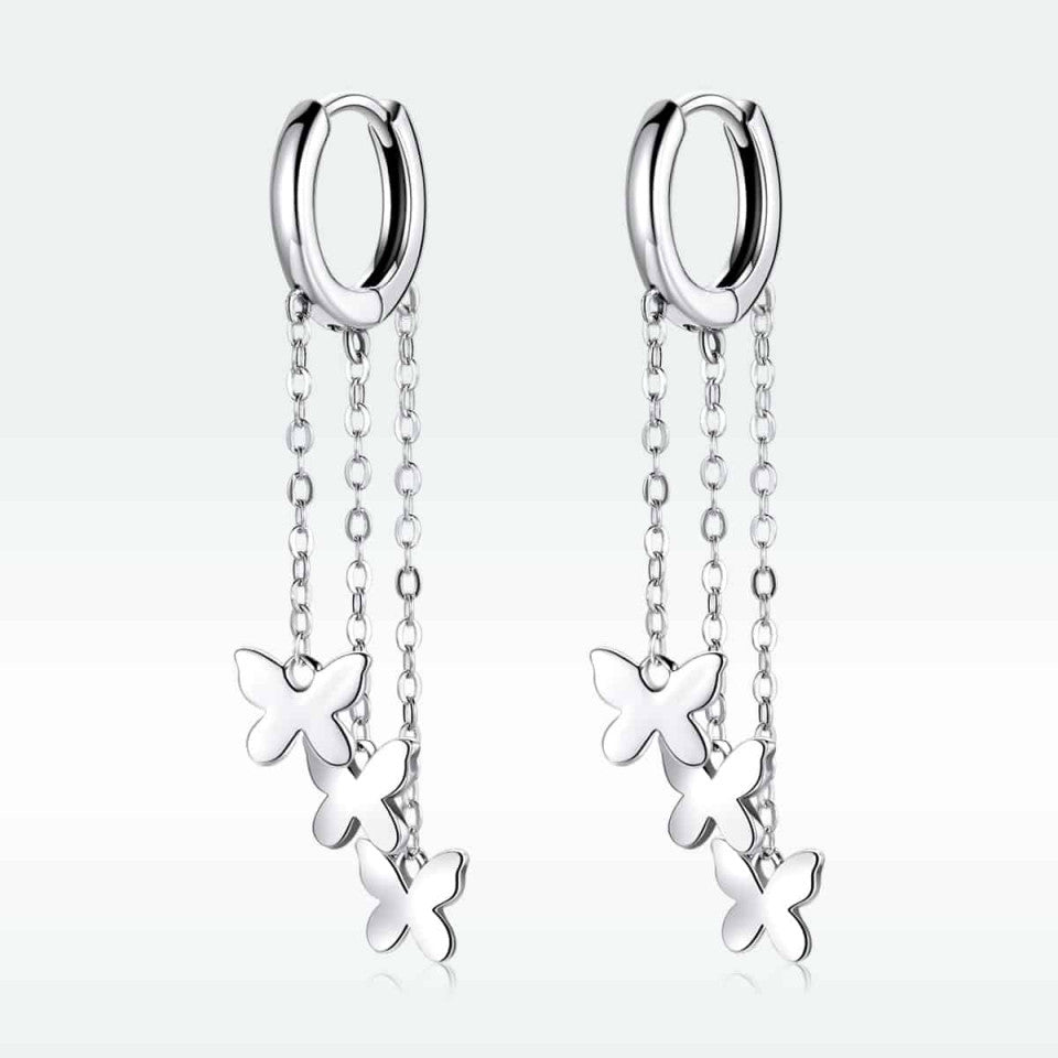 Cercei Din Argint 925 - TASSEL BUTTERFLY 2.2g