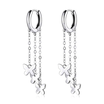 Cercei Din Argint 925 - TASSEL BUTTERFLY 2.2g
