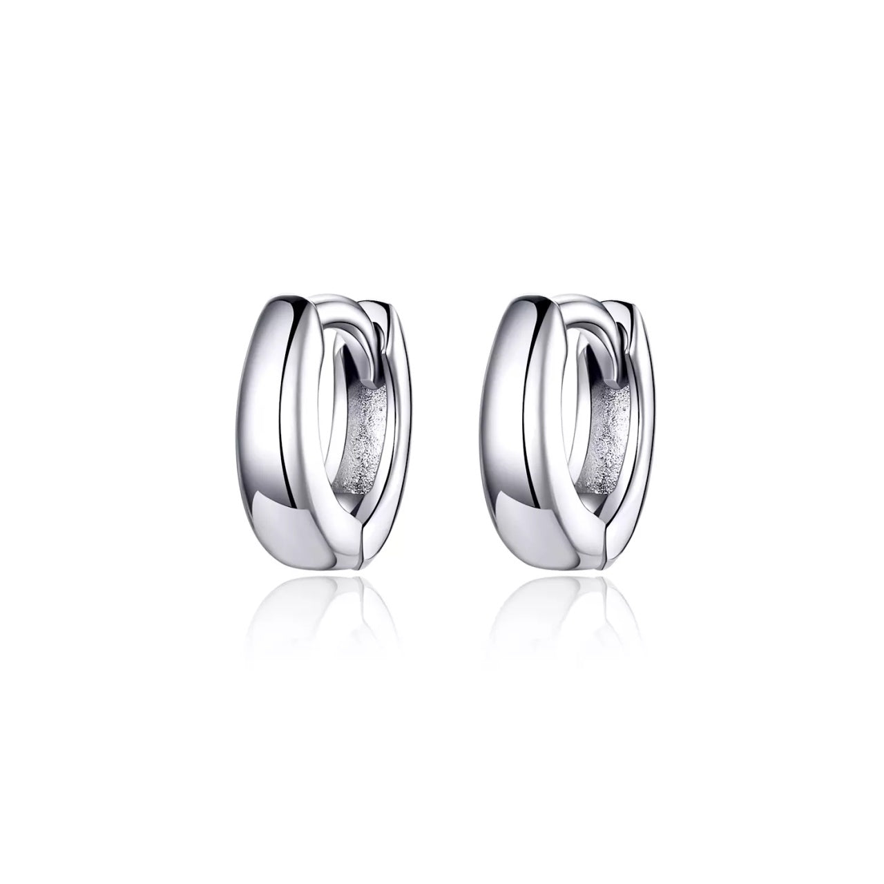 Cercei din argint Tiny Circle Hoops, Argint 925, Pentru Femei