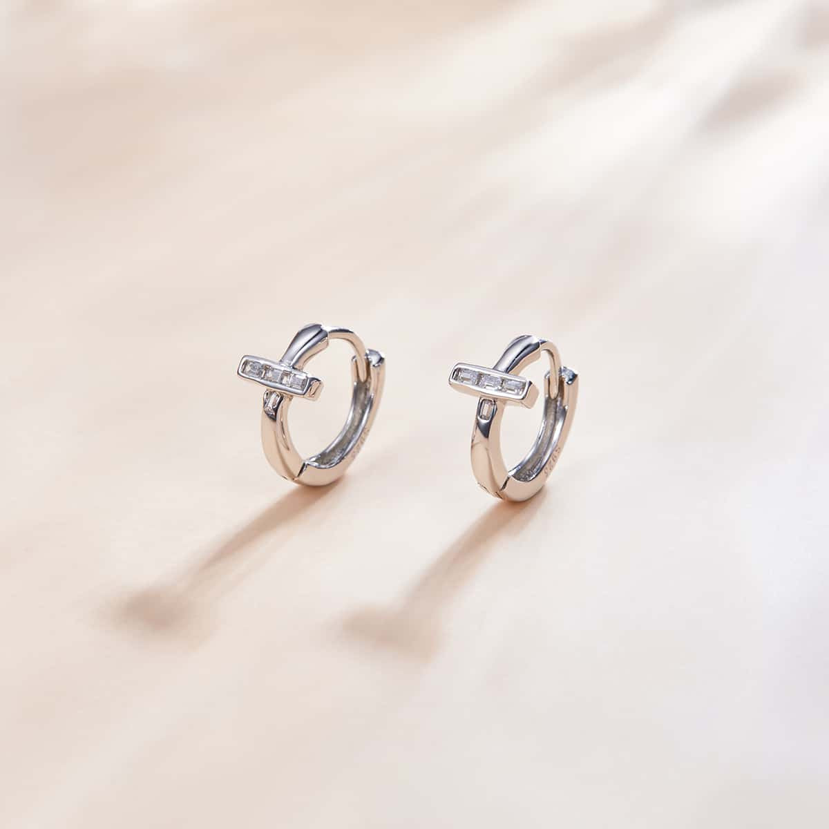 Cercei din Argint 925 -Triangular ear buckles 1.7g